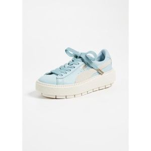 puma basket platform trace sneakers puma basket platform trace sneakers
